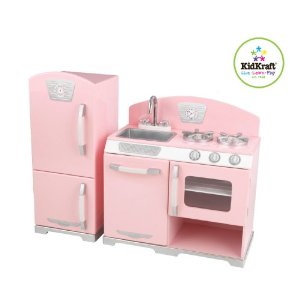 kidkraft pink retro kitchen